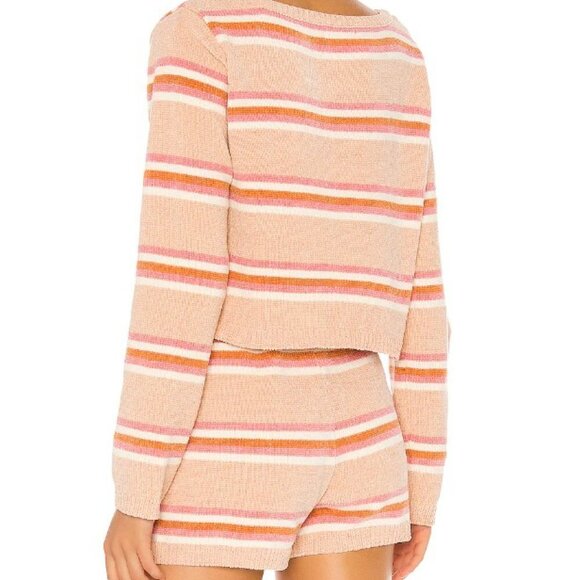 L*Space Chenille 'Sun Seeker in Snow Lotus' Striped Sweater NWT - Picture 6 of 6